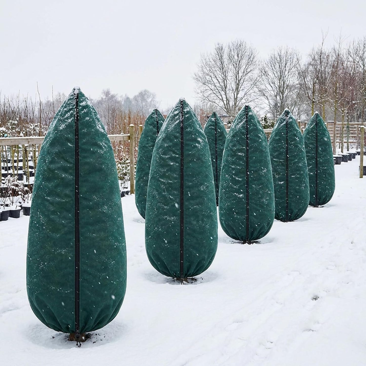 Zip A Tree Plant Cover Freeze Protection, Winter Plant Protector Bag