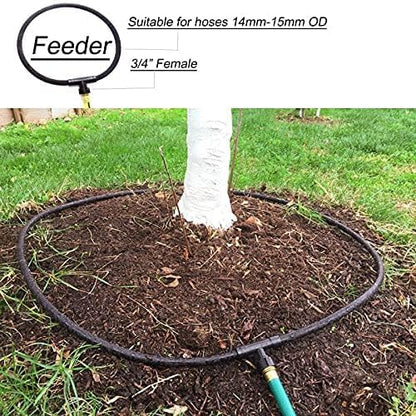 3/8" Soaker Hose Fittings Repair Kit-2Male&2Female&4Tee&2Feeder