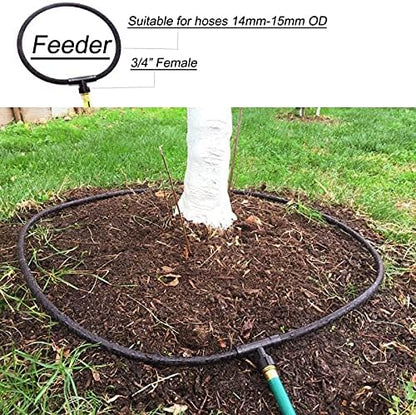 3/8" Soaker Hose Fittings Repair Kit-2Male&2Female&4Tee&2Feeder