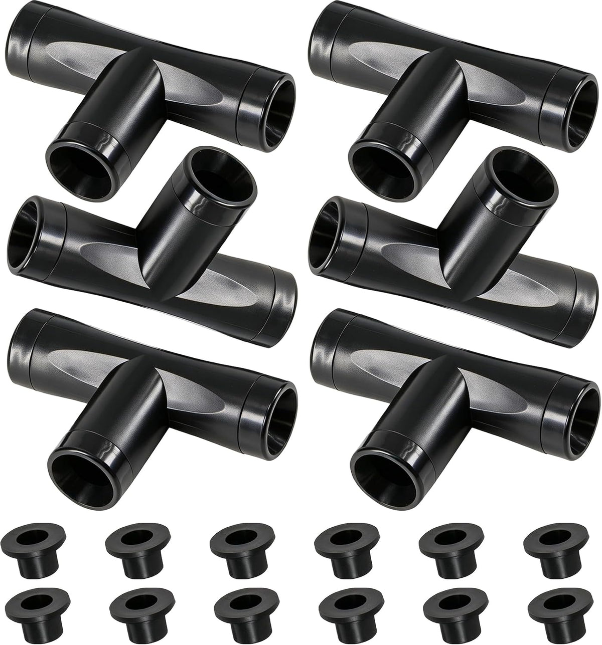 3/8" Soaker Hose Fittings Repair Kit-2Male&2Female&4Tee&2Feeder
