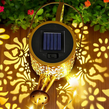 Solar Garden Lights Outdoor Decor, Cat Watering Can Lights for Yard, 1 Pack
