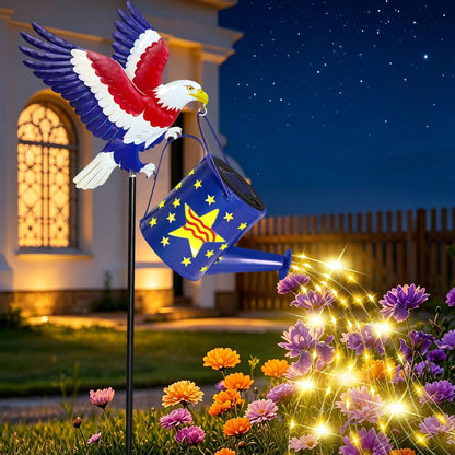 Solar Garden Lights Outdoor Decor, Cat Watering Can Lights for Yard, 1 Pack