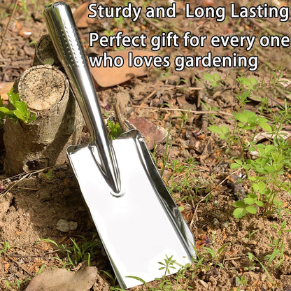 Trowel Heavy Duty Gardening Hand Trowel Garden Trowel with Rubberized Handle for Soil Planting Digging Transplanting