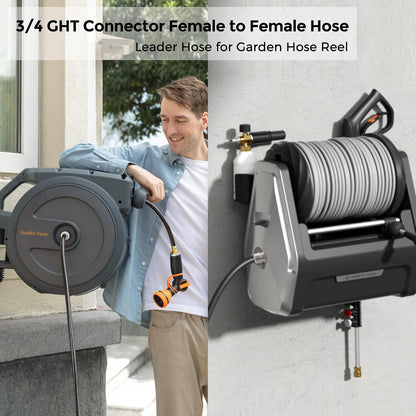 Garden Hose 5/8", 5ft Female to Female Leader Hose