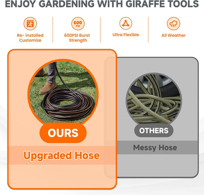 Garden Hose 5/8", 5ft Female to Female Leader Hose