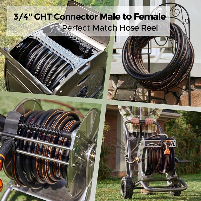 Garden Hose 5/8", 5ft Female to Female Leader Hose
