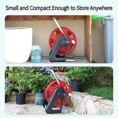 Water Hose Reel,Holds 50-60 Ft of 5/8" Hose