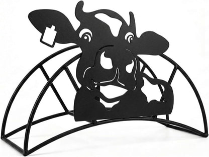Cow Hose Hanger Metal Wall Mount Heavy Duty 125'5/8" Garden Hose Holder