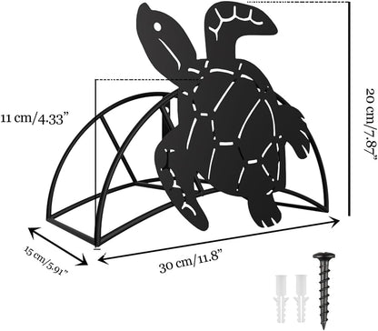 Cow Hose Hanger Metal Wall Mount Heavy Duty 125'5/8" Garden Hose Holder