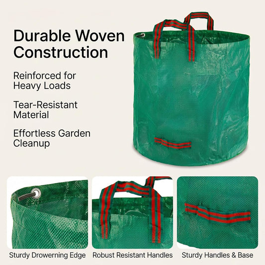 42 Gallon Reusable Yard Waste Bags for Lawn & Garden 1PC