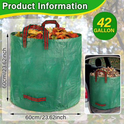 42 Gallon Reusable Yard Waste Bags for Lawn & Garden 1PC
