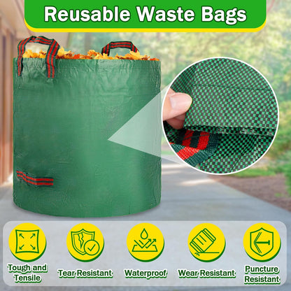 42 Gallon Reusable Yard Waste Bags for Lawn & Garden 1PC