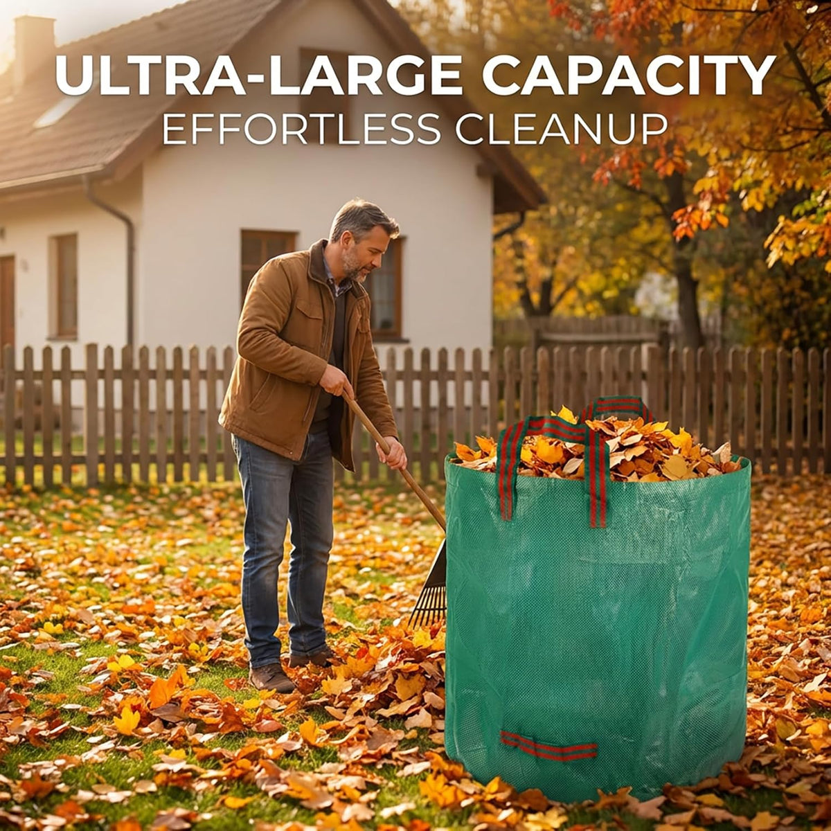 42 Gallon Reusable Yard Waste Bags for Lawn & Garden 1PC