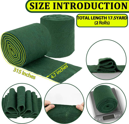 MAQIHAN Plant Covers Freeze Protection, 52.5 FT Breathable Tree Wrap