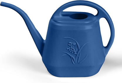 Plant Watering Can - for Indoor and Outdoor Home Garden Plants - with Long Spout - Coffee Color - 1/2 Gallon