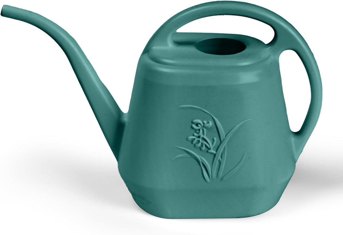 Plant Watering Can - for Indoor and Outdoor Home Garden Plants - with Long Spout - Coffee Color - 1/2 Gallon