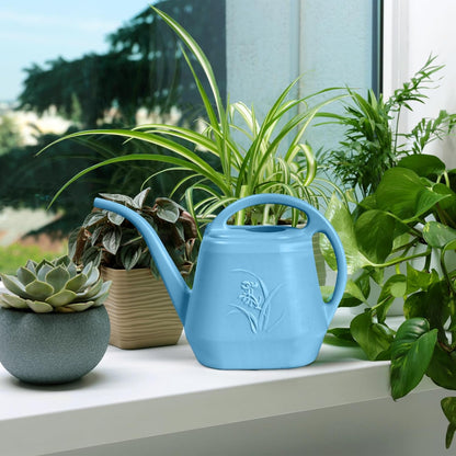 Plant Watering Can - for Indoor and Outdoor Home Garden Plants - with Long Spout - Coffee Color - 1/2 Gallon