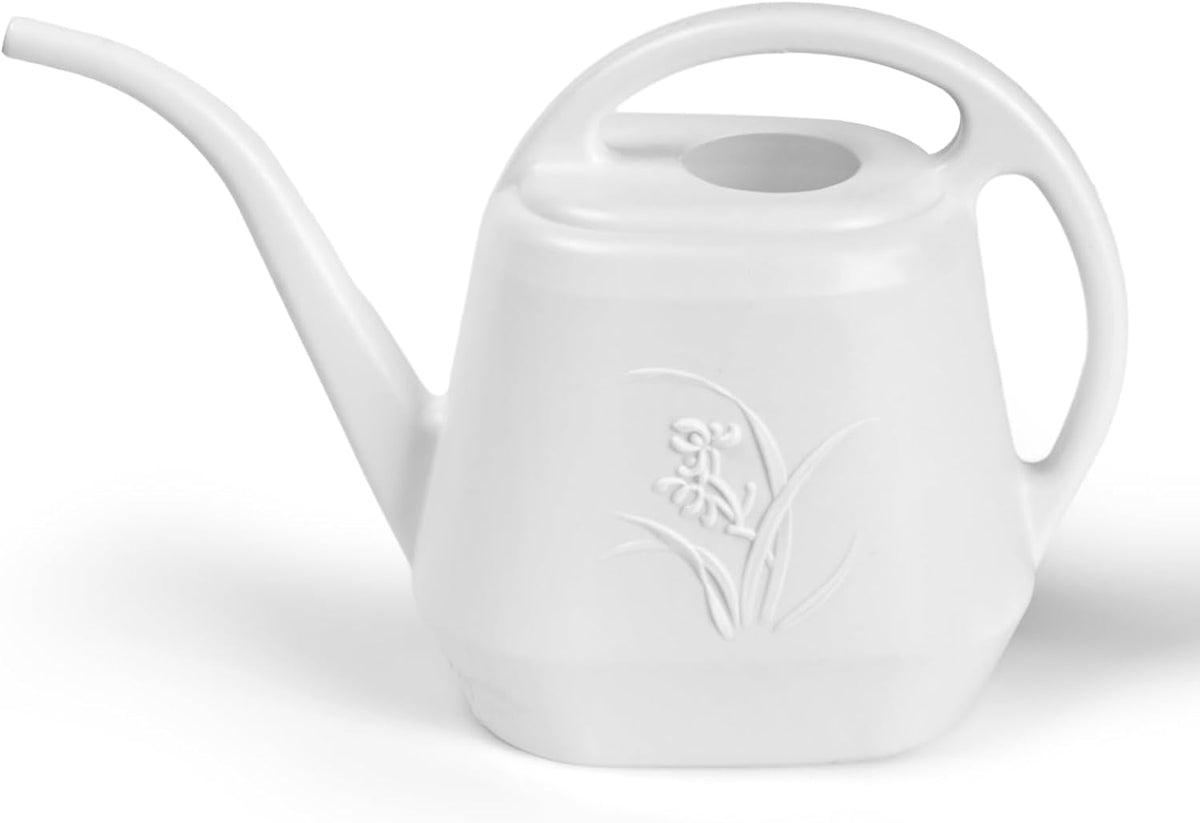 Plant Watering Can - for Indoor and Outdoor Home Garden Plants - with Long Spout - Coffee Color - 1/2 Gallon