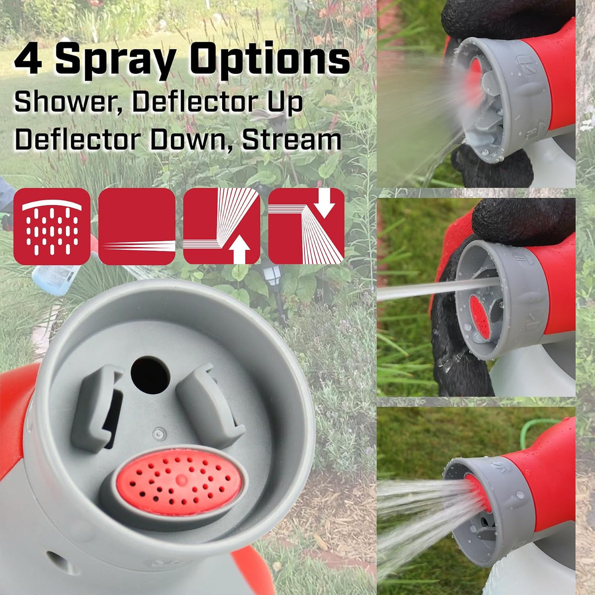 International G6015 Wet/Dry Hose-End Sprayer, Translucent