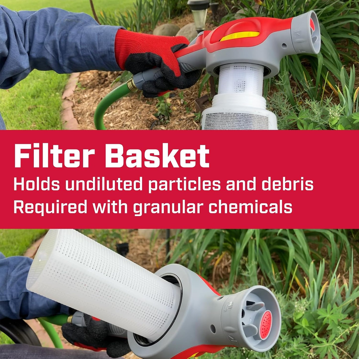 International G6015 Wet/Dry Hose-End Sprayer, Translucent