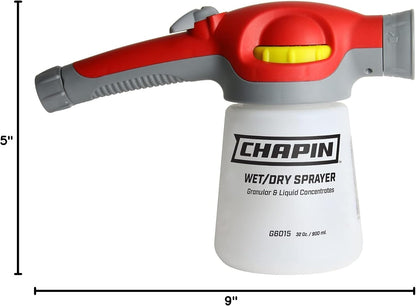 International G6015 Wet/Dry Hose-End Sprayer, Translucent
