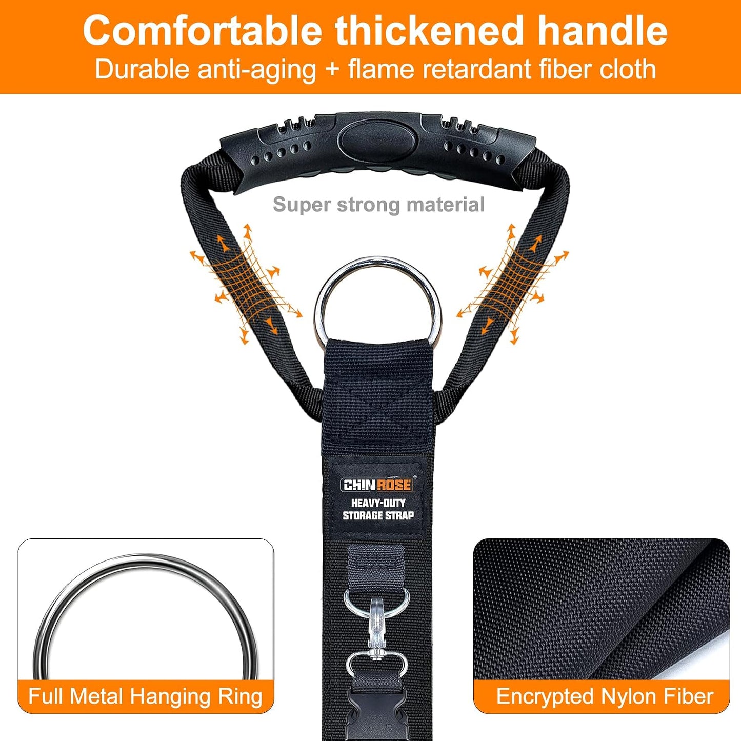 Extension Cord Organizer Adjustable 2 PCS with 5 Slots