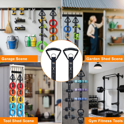 Extension Cord Organizer Adjustable 2 PCS with 5 Slots