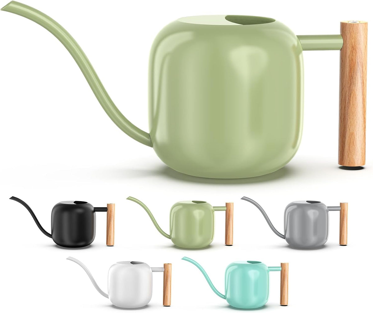 1.2L/41oz Metal Metal Watering Can with Long Spout, Sage Green