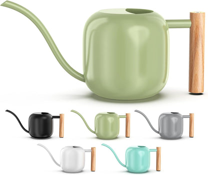 1.2L/41oz Metal Metal Watering Can with Long Spout, Sage Green