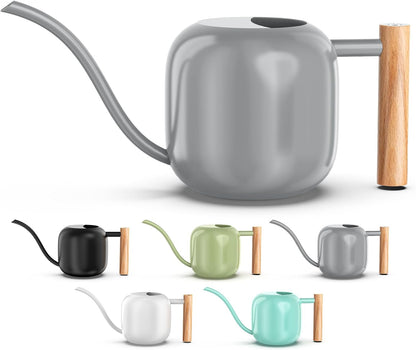 1.2L/41oz Metal Metal Watering Can with Long Spout, Sage Green
