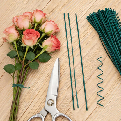 200 PCS Twist Ties for Plants, 7.8 Inch Garden Twist Ties Reusable Green Cable Tie with Rugged Metal Innercores for Bread Cake Pop Candy Bags Cable Organization Christmas Tree Gardening Decor