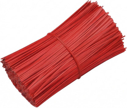 200 PCS Twist Ties for Plants, 7.8 Inch Garden Twist Ties Reusable Green Cable Tie with Rugged Metal Innercores for Bread Cake Pop Candy Bags Cable Organization Christmas Tree Gardening Decor