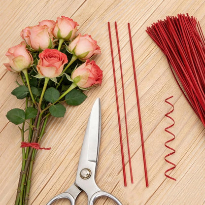 200 PCS Twist Ties for Plants, 7.8 Inch Garden Twist Ties Reusable Green Cable Tie with Rugged Metal Innercores for Bread Cake Pop Candy Bags Cable Organization Christmas Tree Gardening Decor