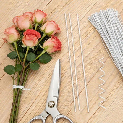 200 PCS Twist Ties for Plants, 7.8 Inch Garden Twist Ties Reusable Green Cable Tie with Rugged Metal Innercores for Bread Cake Pop Candy Bags Cable Organization Christmas Tree Gardening Decor