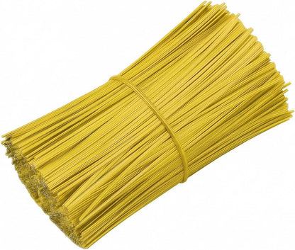 200 PCS Twist Ties for Plants, 7.8 Inch Garden Twist Ties Reusable Green Cable Tie with Rugged Metal Innercores for Bread Cake Pop Candy Bags Cable Organization Christmas Tree Gardening Decor