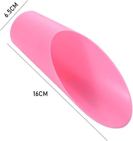 6PCS Garden Tool Gadget Bonsai Soil Scoops, 6.3in Long Plastic Garden Shovels, Colorful Small Soil Scoops, Plastic Spade Shovel Cup Succulent DIY Plant Helper