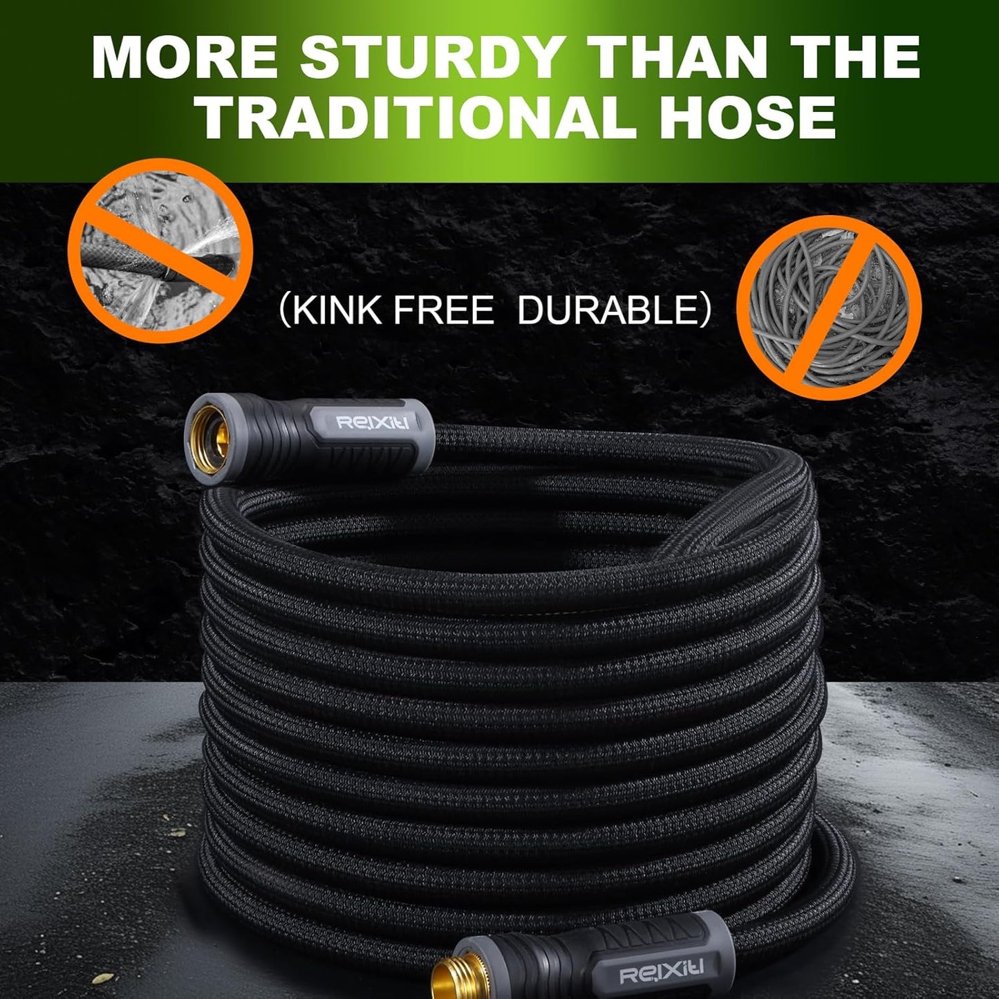 Garden Hose, Ultra Lightweight Water Hose 50FT