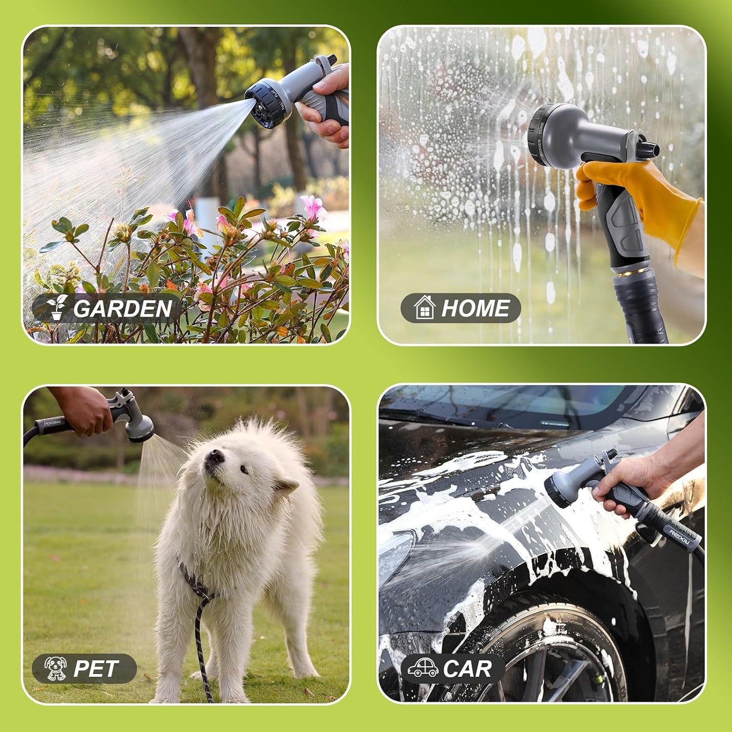 Garden Hose, Ultra Lightweight Water Hose 50FT