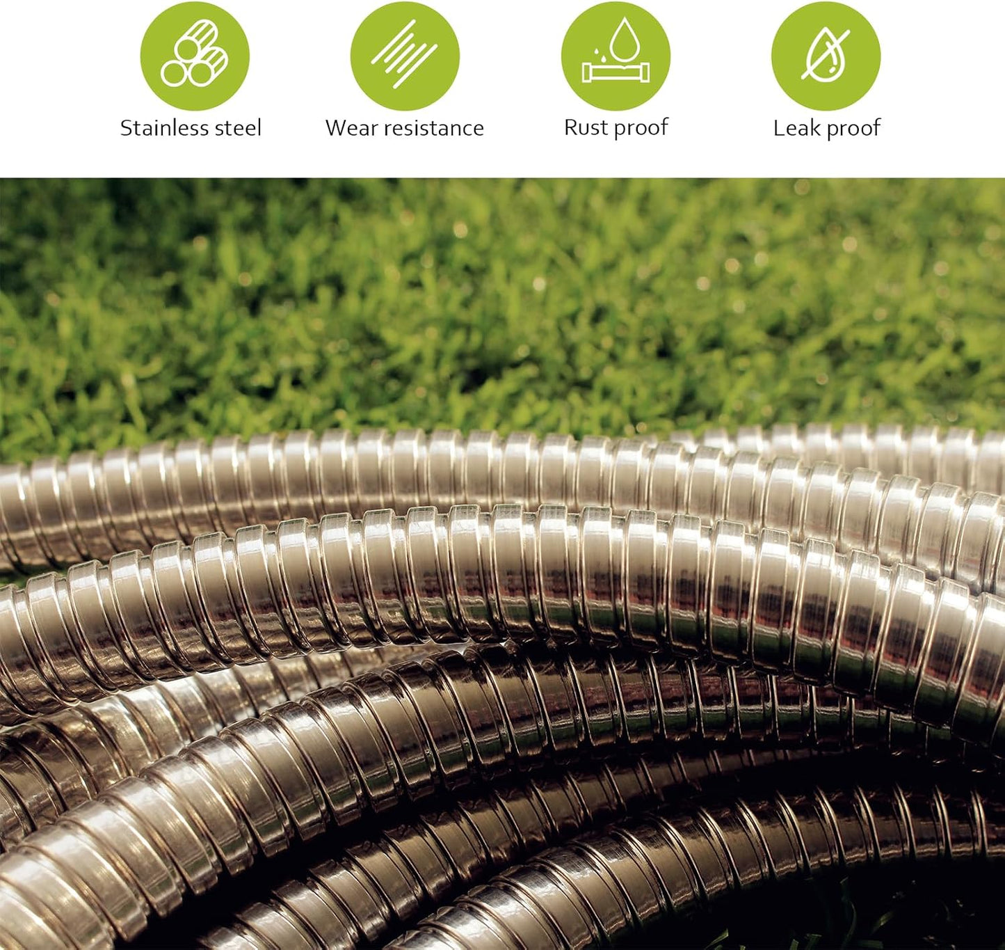 Garden Hose, Ultra Lightweight Water Hose 50FT