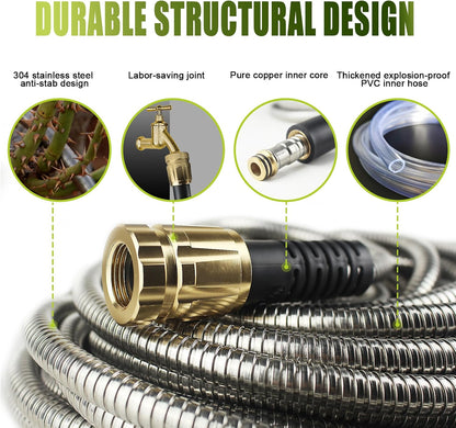 Garden Hose, Ultra Lightweight Water Hose 50FT