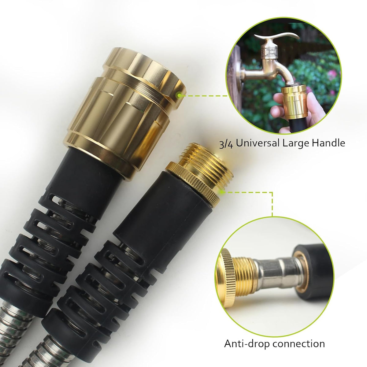 Garden Hose, Ultra Lightweight Water Hose 50FT