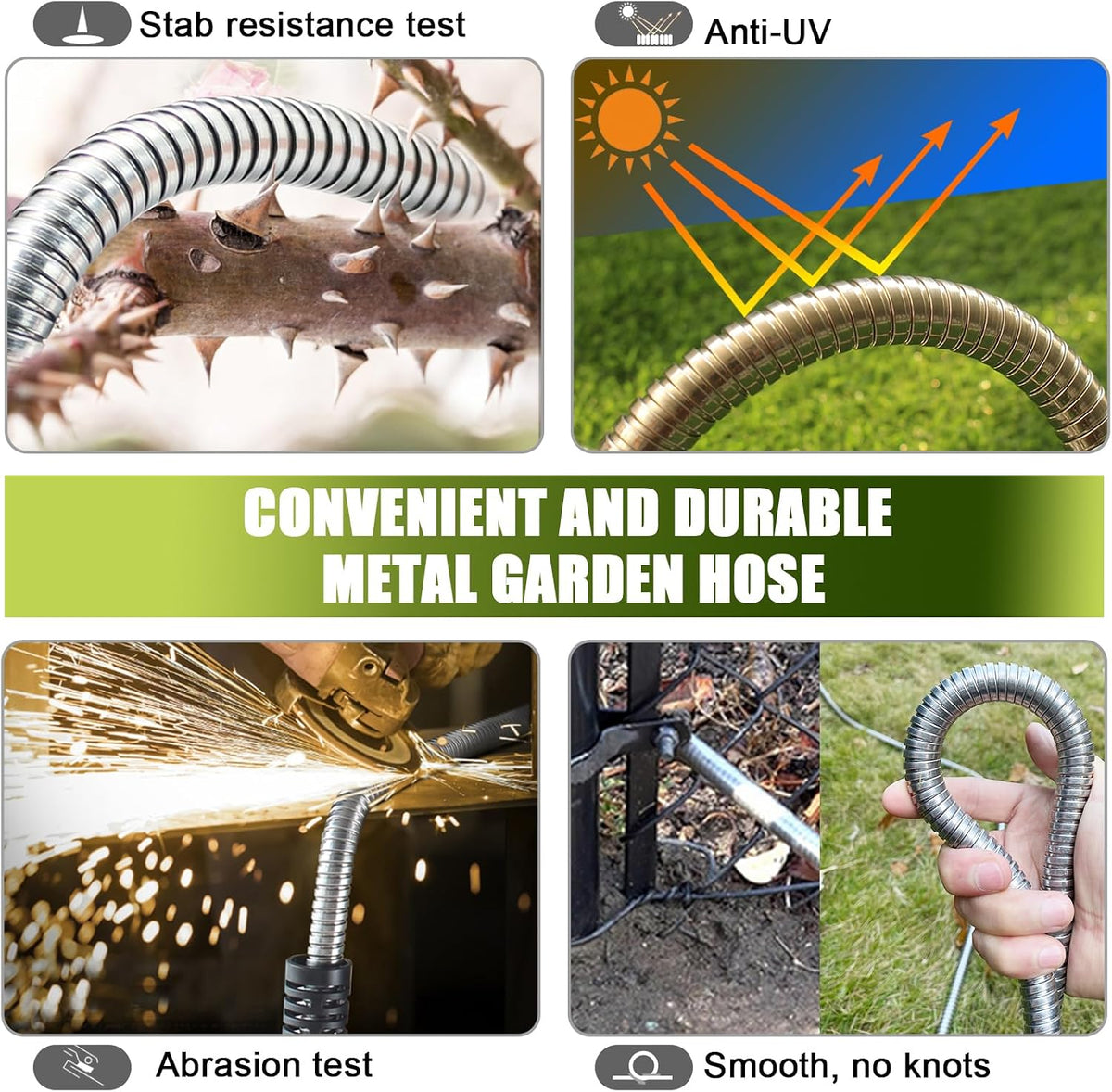 Garden Hose, Ultra Lightweight Water Hose 50FT