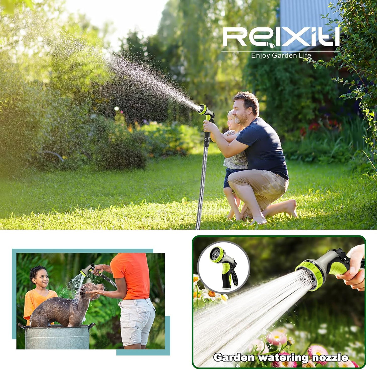 Garden Hose, Ultra Lightweight Water Hose 50FT