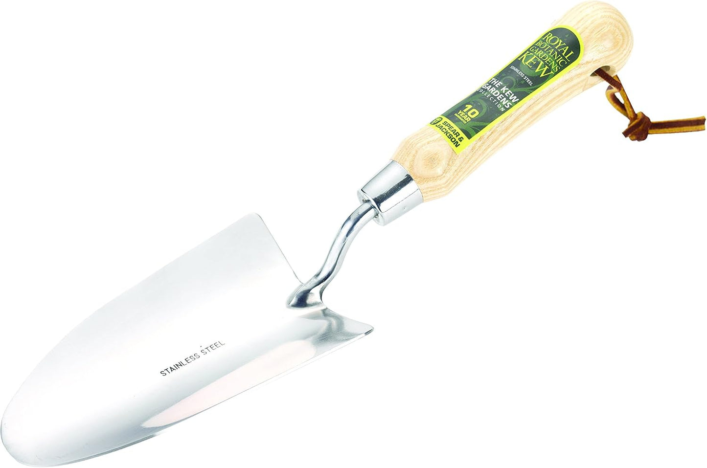 3056KEW Kew Gardens Neverbend Stainless 3 Piece Hand Tool Gift Set – Planting Trowel, Transplant Trowel & Weed Fork – Mirror-Polished Stainless Steel Heads