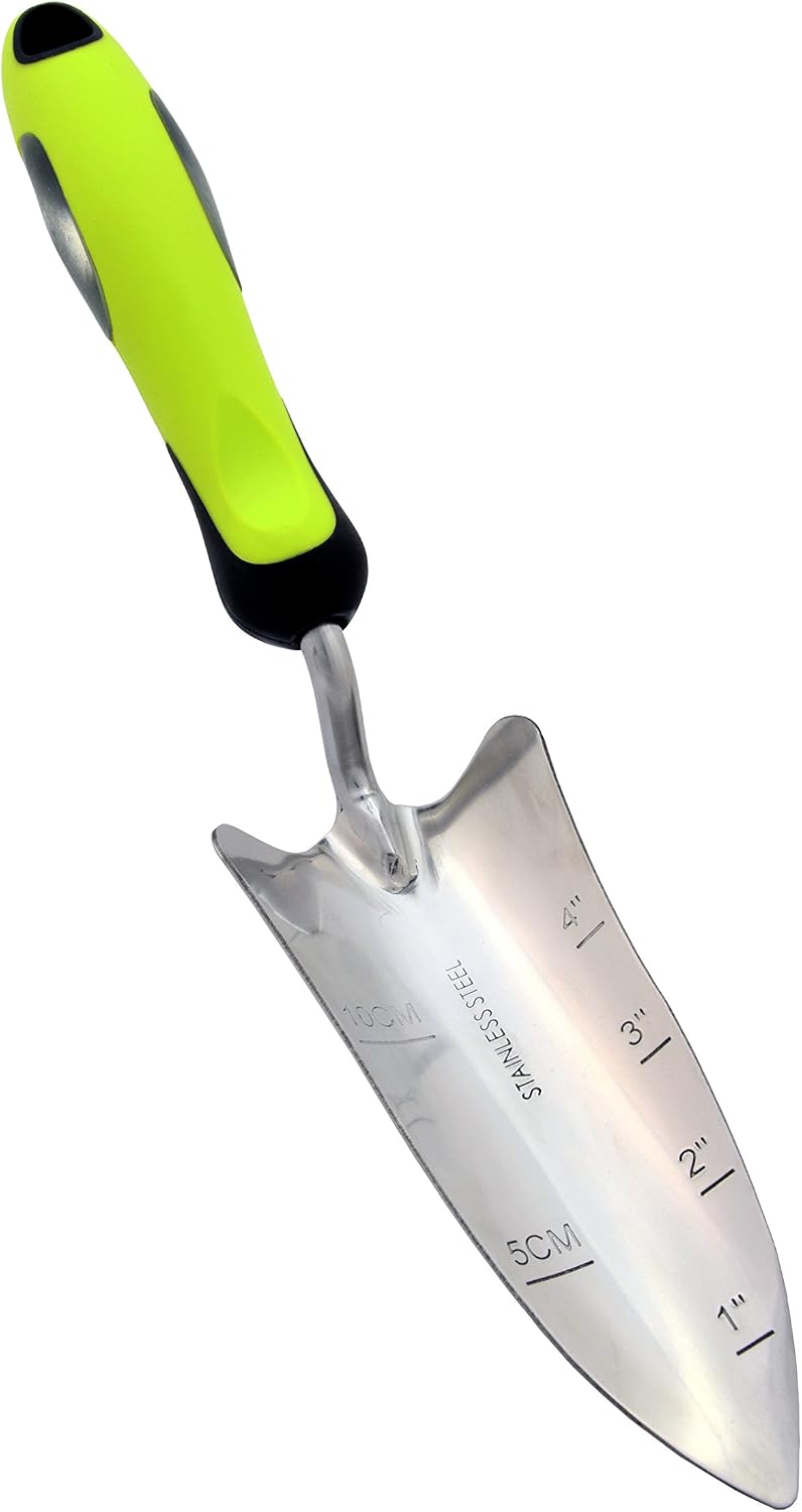 3056KEW Kew Gardens Neverbend Stainless 3 Piece Hand Tool Gift Set – Planting Trowel, Transplant Trowel & Weed Fork – Mirror-Polished Stainless Steel Heads
