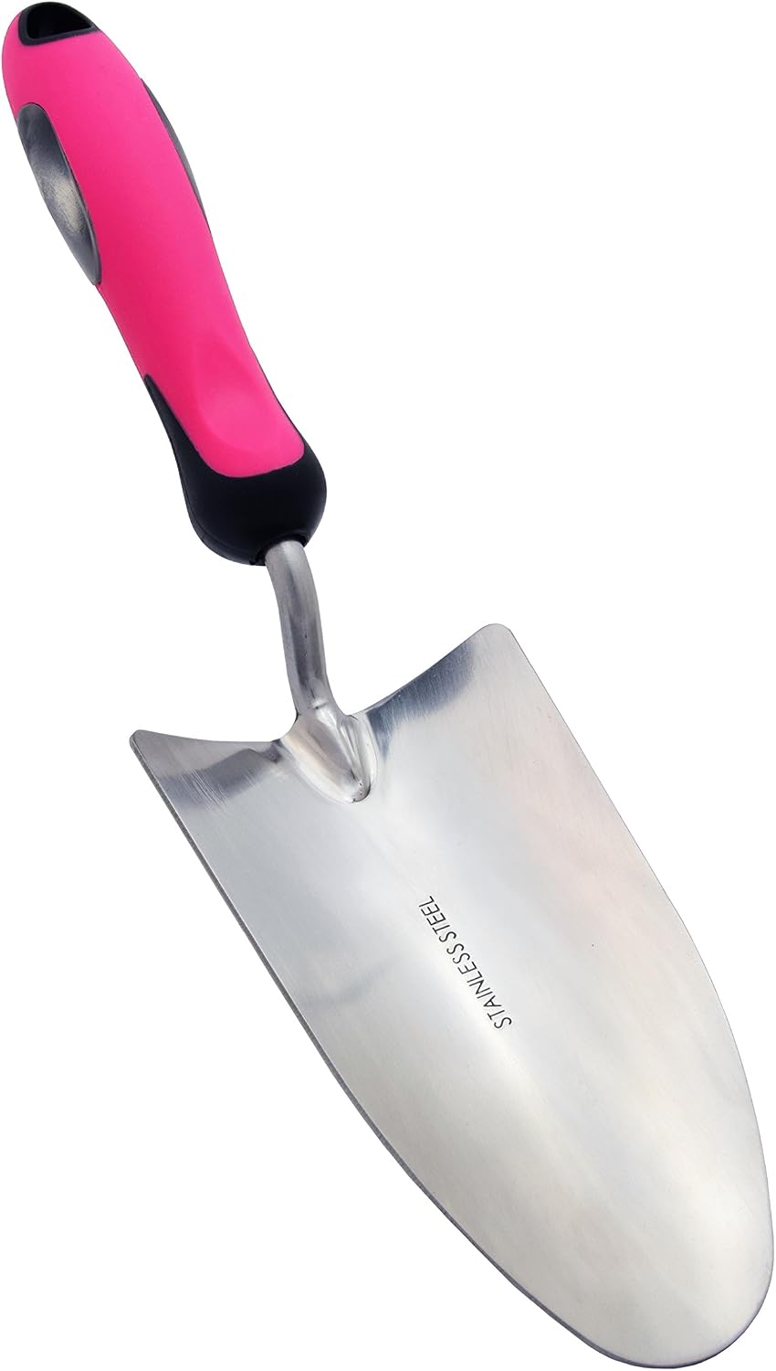 3056KEW Kew Gardens Neverbend Stainless 3 Piece Hand Tool Gift Set – Planting Trowel, Transplant Trowel & Weed Fork – Mirror-Polished Stainless Steel Heads