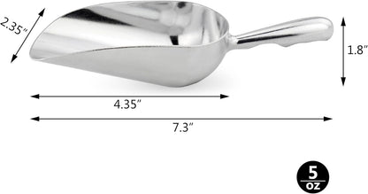 New Star 34585 Cast Aluminum Utility Scoop, 58-Ounce