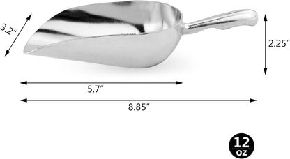 New Star 34585 Cast Aluminum Utility Scoop, 58-Ounce