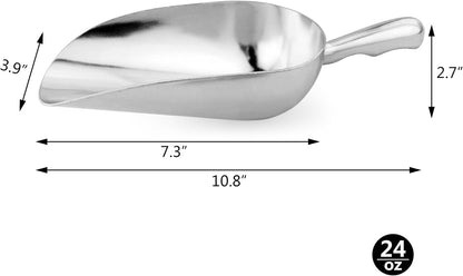 New Star 34585 Cast Aluminum Utility Scoop, 58-Ounce