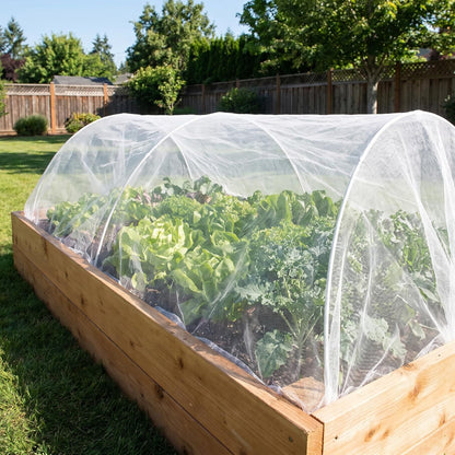 8.2 x 16.4 feet Bug Insect Barrier Bird Net Barrier Hunting Blind Garden Netting Planter Mesh for Protect Plants Flowers Fruits Trees